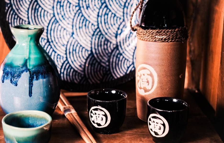 Vaisselle japonaise pour manger.