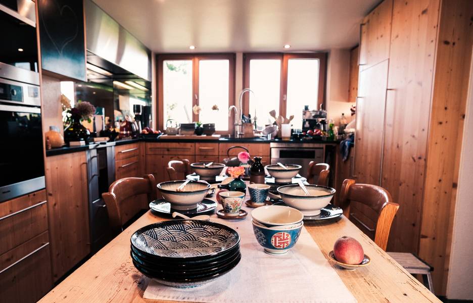 Vaisselle japonaise pour manger.