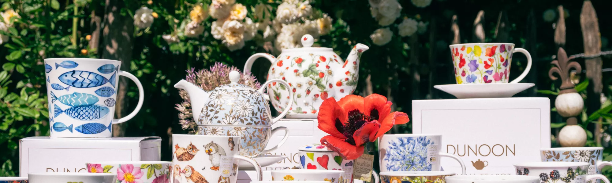 Assortiment de produits Dunoon.