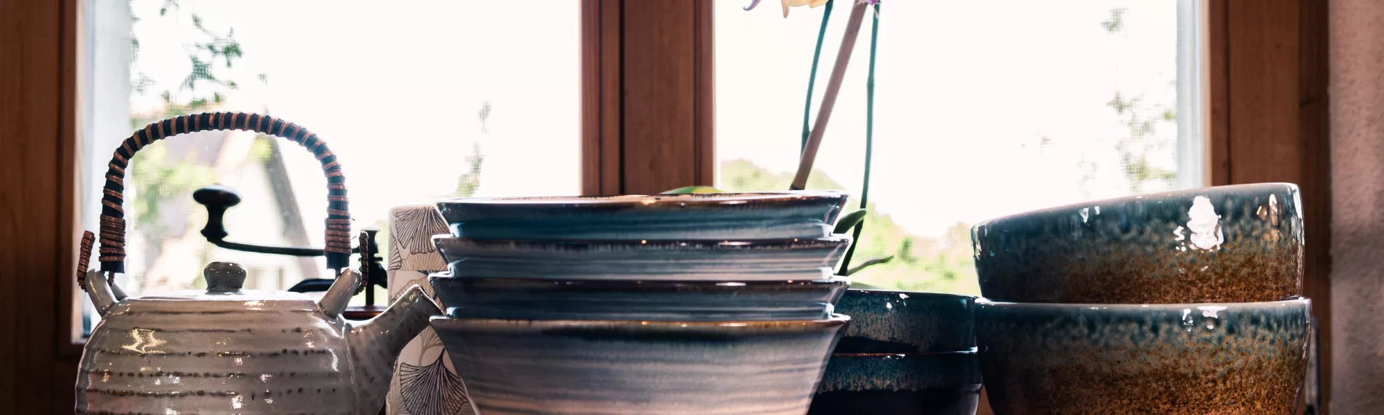 Vaisselle japonaise pour manger.